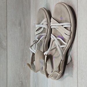 Skechers Women Memory Foam Sandals Shoes Sz 10